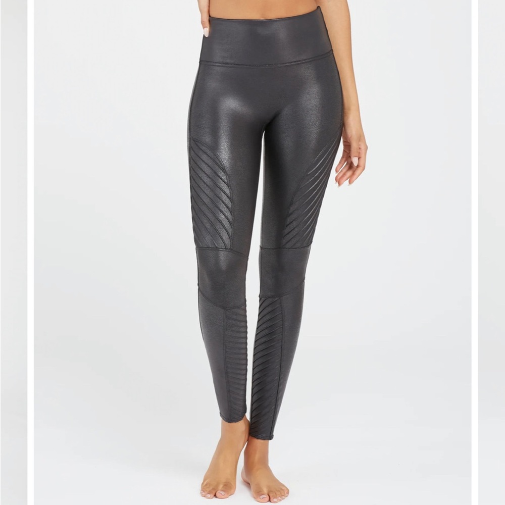 Faux Leather Moto Leggings